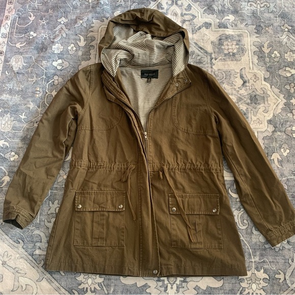 Blu Pepper Green Utility Jacket Size M - Picture 1 of 6